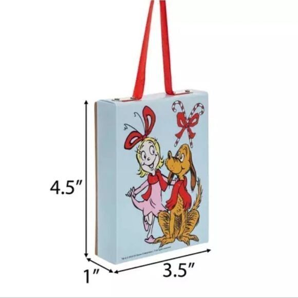 New Max & Cindy Lou Who Grinch Light Up Canvas Christmas Wall Decor - Picture 2 of 4